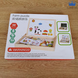 Pizarra Tablero Acrílico Magnetico Tiza Doble Cara +Figuras