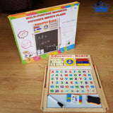 Tablero Acrílico Magnetico Tiza Doble Cara Abaco Didactico