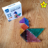 Tangram Magnetico Qiyi Antiestres Juego Figuras + Folleto