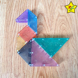 Tangram Magnetico Qiyi Antiestres Juego Figuras + Folleto