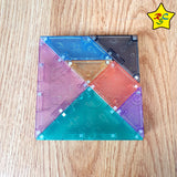 Tangram Magnetico Qiyi Antiestres Juego Figuras + Folleto