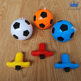 Trompo Balon Futbol Bailarin Luces Musica Beyblade Juguete