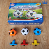 Trompo Balon Futbol Bailarin Luces Musica Beyblade Juguete