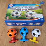 Trompo Balon Futbol Bailarin Luces Musica Beyblade Juguete