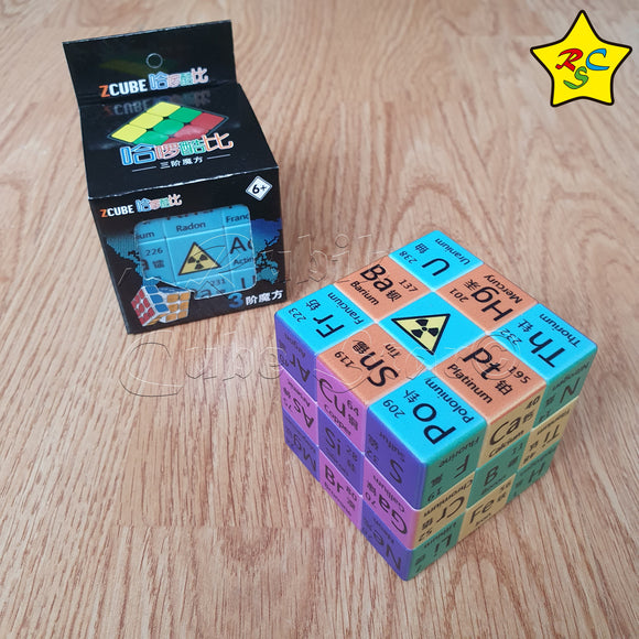 Cubo Tabla Periodica 3x3 Chemical Elements Color Zcube