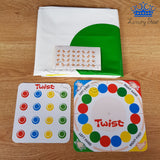 Twister Juego 2 En 1 Familia Twist Tapete Colores Dedos Pies