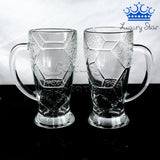 Vasos Mundial Futbol X2 Cervecero Vidrio 420ml Bebidas