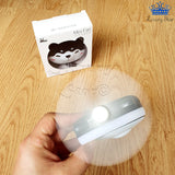 Espejo Mini Ventilador Perro Recargable Portatil Con Luz Led