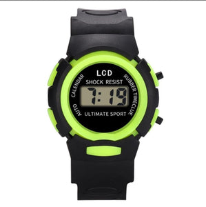 Reloj Pulso Digital Lcd Calendario Hora Manilla Plastico