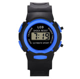 Reloj Pulso Digital Lcd Calendario Hora Manilla Plastico