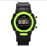 Reloj Pulso Digital Lcd Calendario Hora Manilla Plastico