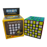 Cubo 6x6 Negro Qifan W Qiyi Profesional Speed Stickers