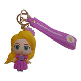 Llaveros Princesa Rapunzel Detalle Frozen Enredados Cenicienta Regalo Niña X1