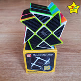 Windmill 3x3 Carbono Cubo Espiral Qiyi Textura
