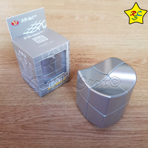 Cubo 2x2 Yuanfang Yj Modificacion Mirror Plateado - Rosado St