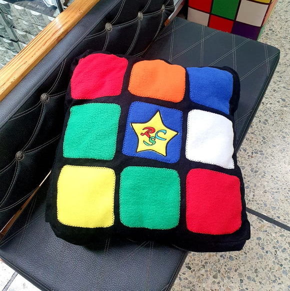 Cojin Cubo Artesanal Accesorio Cube Colores