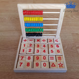 Abaco Juego Didactico Madera Operaciones Matemáticas Mesa Aprende Logica