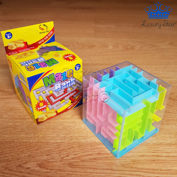 Alcancia Laberinto Maze Bank 3d Puzzle Rompecabezas
