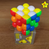 Cubo Ball Yuanzhu Yj Speedcube 3x3x3 Pepas - Stickerless