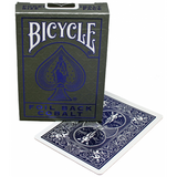 Cartas Bicycle Foil Back Cobalt Crimson Lamina Metalica Original