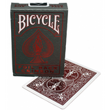 Cartas Bicycle Foil Back Cobalt Crimson Lamina Metalica Original