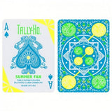 Cartas Tally Ho Summer Fan Back Linoid Finish 2019 Baraja