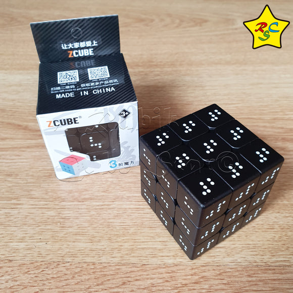 Cubo Braille 3x3 Armar A Ciegas Zcube Textura Tacto