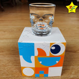Copa Shot Calavera Vidrio Craneo Whisky Tequila X4 Unidades