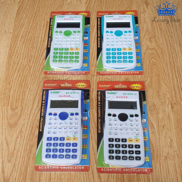 Calculadora Cientifica Kadio Multicolor Completa Matematicas