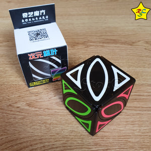 Cubo Ivy Ciyuan Cobra Cube Qiyi 3x3 Tiled Negro