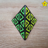 Cubo Pyraminx Cobra Ciyuan Cube Qiyi 3x3 Tiled Negro