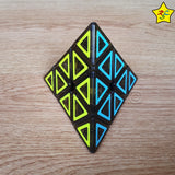 Cubo Pyraminx Cobra Ciyuan Cube Qiyi 3x3 Tiled Negro