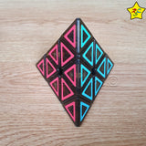 Cubo Pyraminx Cobra Ciyuan Cube Qiyi 3x3 Tiled Negro