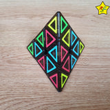 Cubo Pyraminx Cobra Ciyuan Cube Qiyi 3x3 Tiled Negro