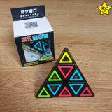 Cubo Pyraminx Cobra Ciyuan Cube Qiyi 3x3 Tiled Negro
