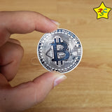 Cripto Moneda Conmemorativa Alta Calidad Blockhain Lujo BTC - Bitcoin - Ether - Litecoin