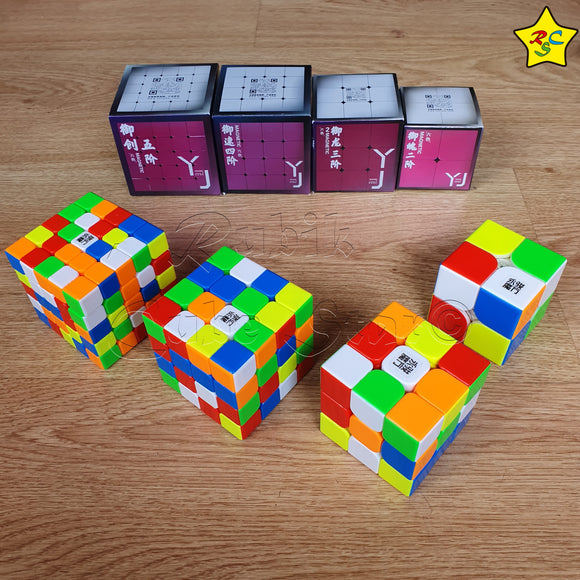 Pack Cubos Magneticos Set Profesional Speed Moyu Yj