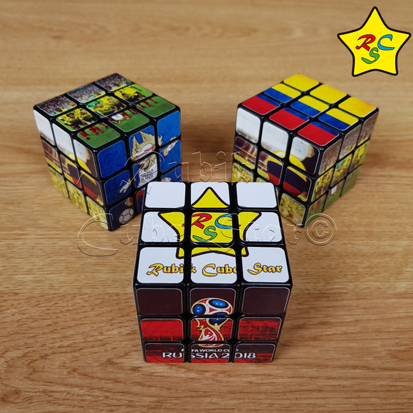Cubo 3x3 Mundial Rusia 2018 Futbol Colombia Zabivaka Limitado