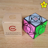 Cubo Dreidel Simplificado Cut Limcube Fangshi - Negro