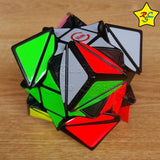 Cubo Dreidel Simplificado Cut Limcube Fangshi - Negro