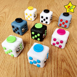 Fidget Cube Antiestrés Juguete Sensorial 6 En 1 Multicolor