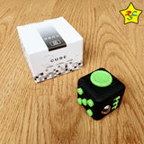 Fidget Cube Antiestrés Juguete Sensorial 6 En 1 Multicolor