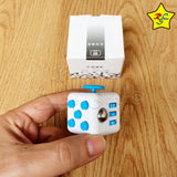 Fidget Cube Antiestrés Juguete Sensorial 6 En 1 Multicolor