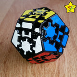 Cubo Gear Megaminx 3x3 Engranajes dodecaedro - Negro