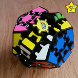 Cubo Gear Megaminx 3x3 Engranajes dodecaedro - Negro