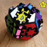Cubo Gear Megaminx 3x3 Engranajes dodecaedro - Negro
