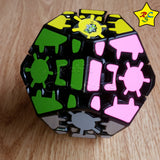 Cubo Gear Megaminx 3x3 Engranajes dodecaedro - Negro