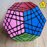 Cubo Gigaminx Shengshou Megaminx 5x5 Dodecaedro - Negro