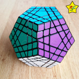Cubo Gigaminx Shengshou Megaminx 5x5 Dodecaedro - Negro