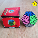 Cubo Gigaminx Shengshou Megaminx 5x5 Dodecaedro - Negro